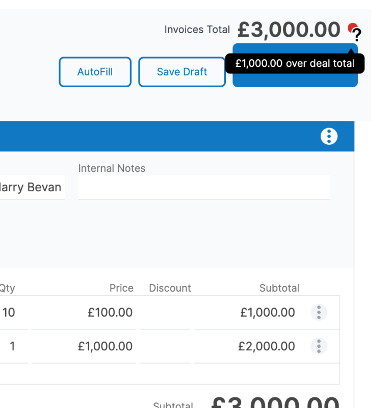 How to create split invoices in HubSpot | Invoice Stack